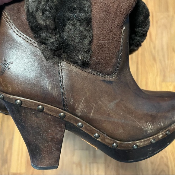 Frye Leather, Suede and Faux Fur Boots - Picture 5 of 13